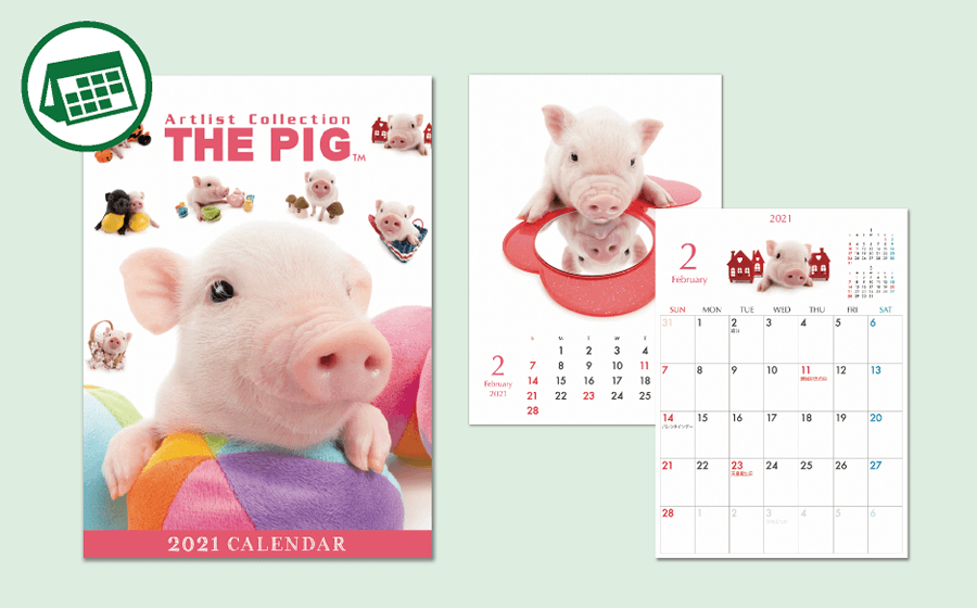 THE PIG Desk Calendar